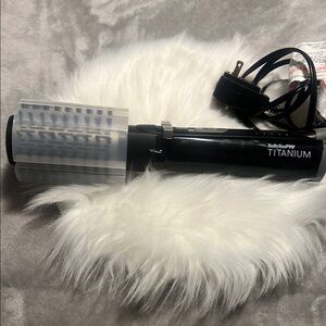 BaByliss Titanium Hair Curler - Black and Silver